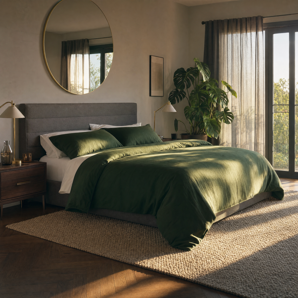 Forest Green - Duvet Cover Set - T200