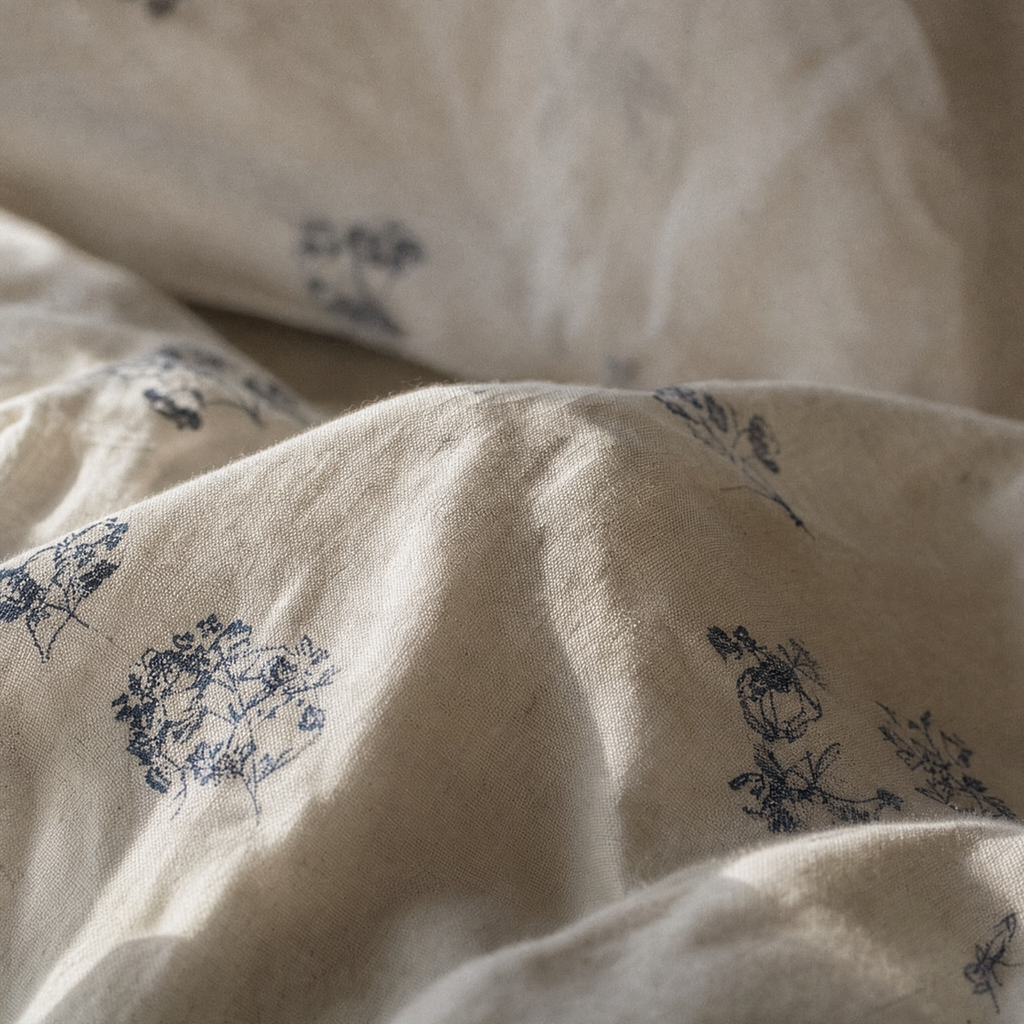 Ivory Garden Bedsheet - T200