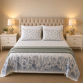 Ivory Garden Bedsheet - T200