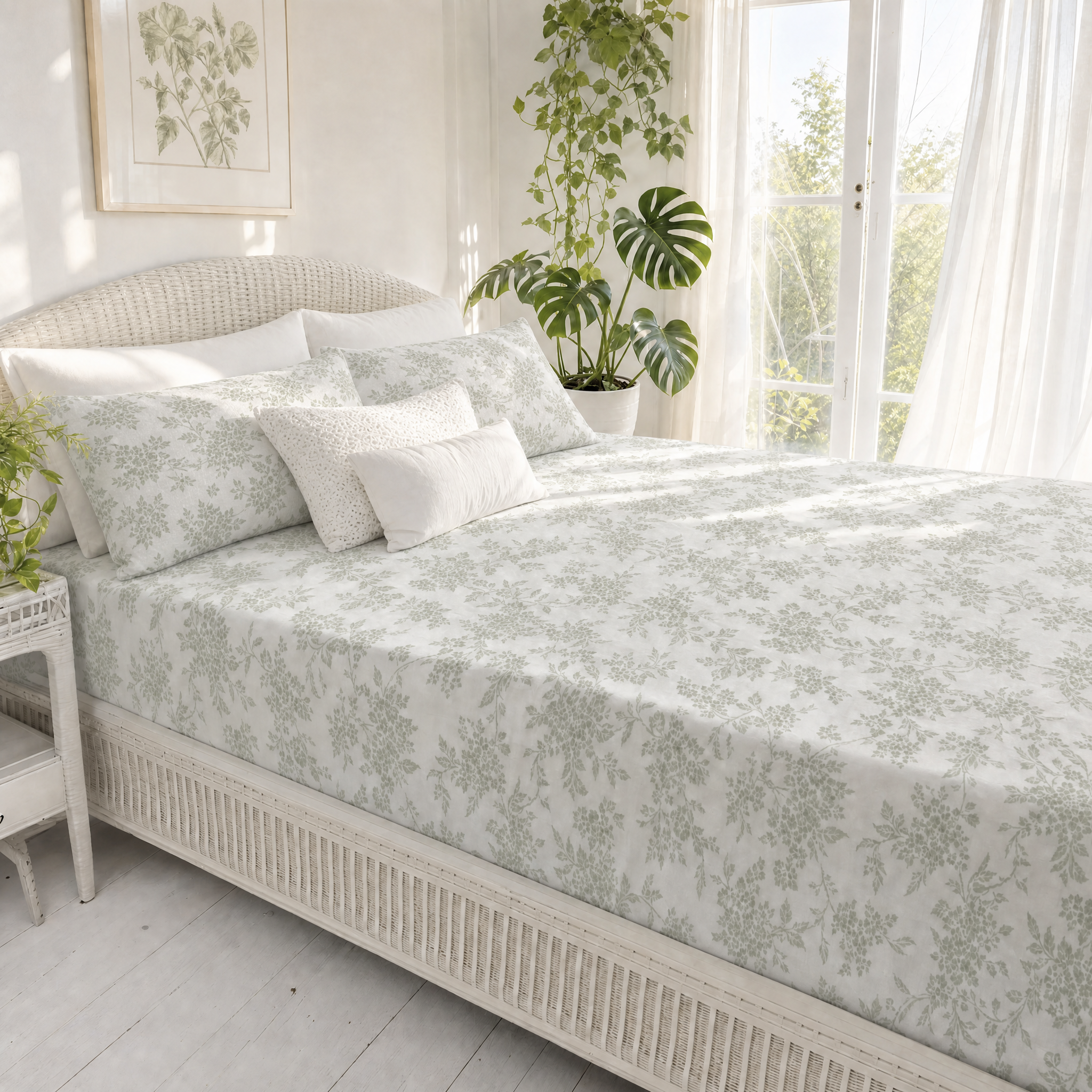 Sage Bel Bedsheet - T150