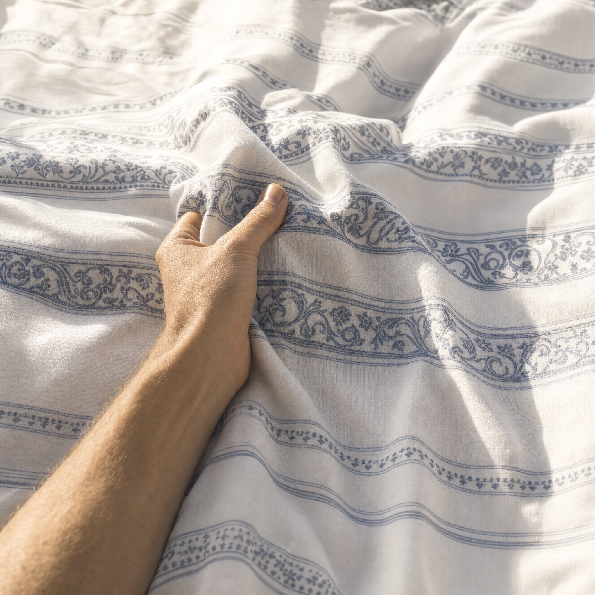 Silver Garden Bedsheet - T250
